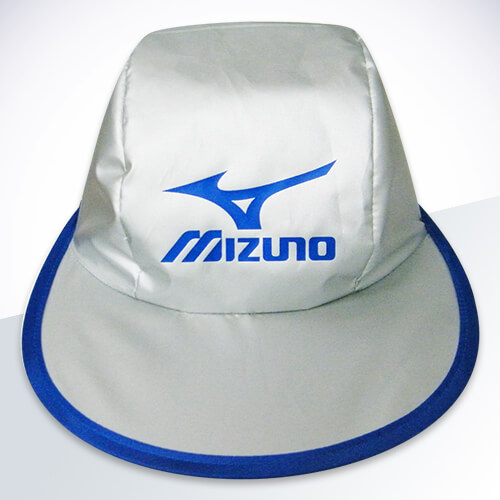 Cap and hat pop up cap blue rim (silver coat)