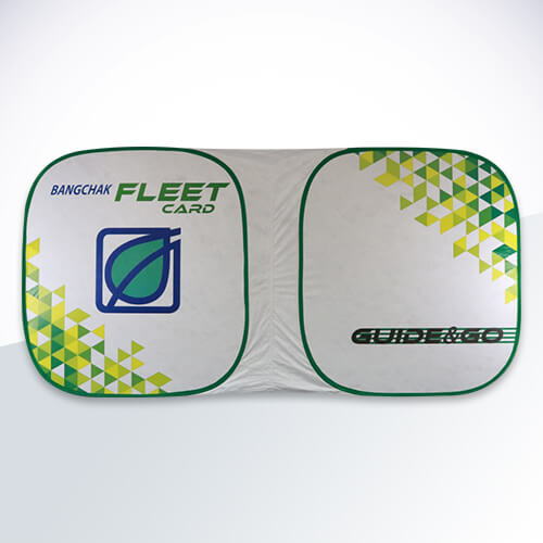 Front sunshade square without edge