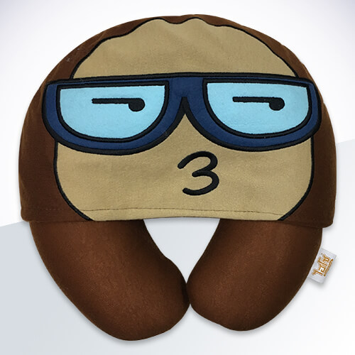 Neck rest pillow u shape with hood