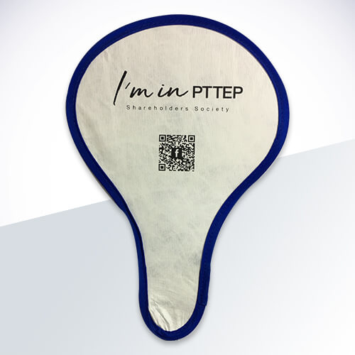Pop up fan ping pong racket