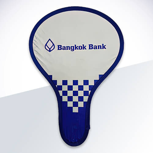 Pop up fan ping pong racket