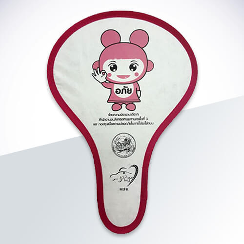 Pop up fan ping pong racket
