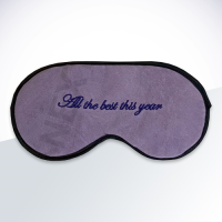 Sleeping mask two colors embroidery