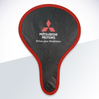 Pop up fan ping pong racket red border