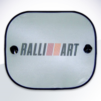 Side sunshade square silver nylon